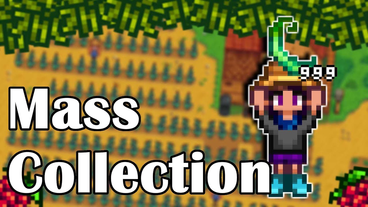 The Struggle for 999 Green Beans Mass Collection Challenge Stardew