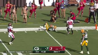 Tyler Davis roams free on 23-yard catch \& run | Packers vs. Buccaneers