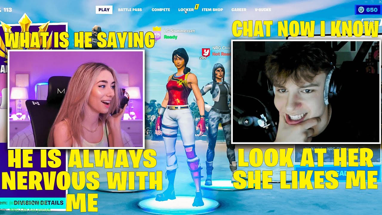 Sommerset Goes To Clix Stream And Blushes Proving She Really Likes Him