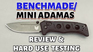 Can you Use the Benchmade Mini Adamas as your main EDC? : Full Review & Hard Use Testing