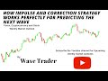 How Impulse and correction Strategy works perfectly for predicting the next wave