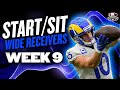 2021 Fantasy Football - MUST Start or Sit Week 9 Wide Receivers -  Every Match Up!!!