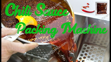Chili sauce  packing machine|  Pepper sauce sachets filling sealing machine Techinery®