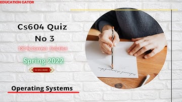 Cs604 Quiz 3 | cs604 Quiz no 3 | Spring 2022| Cs604 Quiz 3 Solution