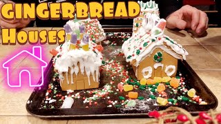 Gingerbread Houses || TIME LAPSE || The gingerbread man story #timelapse #holidays #gingerbread #fun
