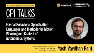 Behavioural Specification Language & Methods for Motion Planning & Control of Autonomous Systems