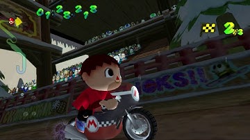 Mario Kart Wii Custom Character: Villager (Smash 4 3ds Model)