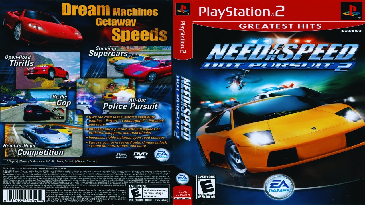 Need for Speed: Hot Pursuit 2 - Greatest Hits • PS2 – Mikes Game Shop