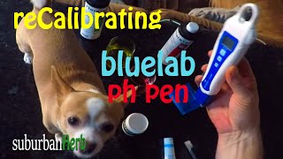 Calibrating the Bluelab PH pen