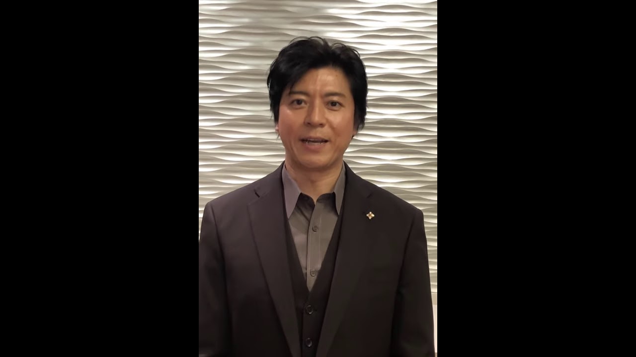上川隆也スペシャルコメント「検事・佐方」に寄せて - YouTube