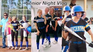 VLOG | Softball Senior Night!