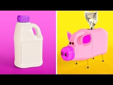 4 Increíbles Ideas útiles para Tu Hogar con Reciclaje