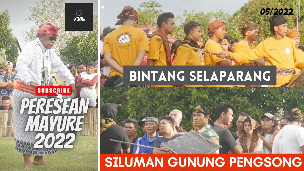 PERESEAN MAYURA 2022 | SILUMAN GUNUNG PENGSONG VS BINTANG SELAPARANG