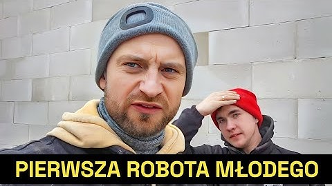 PIERWSZA ROBOTA MŁODEGO, MŁODY NANOSI POZIOMY I MONTUJE NADPROŻA