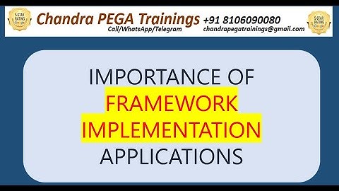 Importance of FrameWork and IMPL application in PEGA-Call+91 8106090080||New Batch DEC 15, 2025#pega