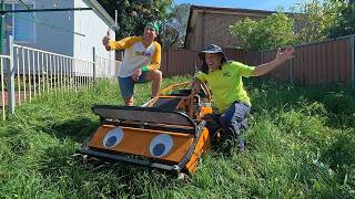 Tim and Ozzie team up for Free Mow Fridays!