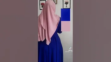 تنسيقات اللون الأزرق الملكي مع الخمار 