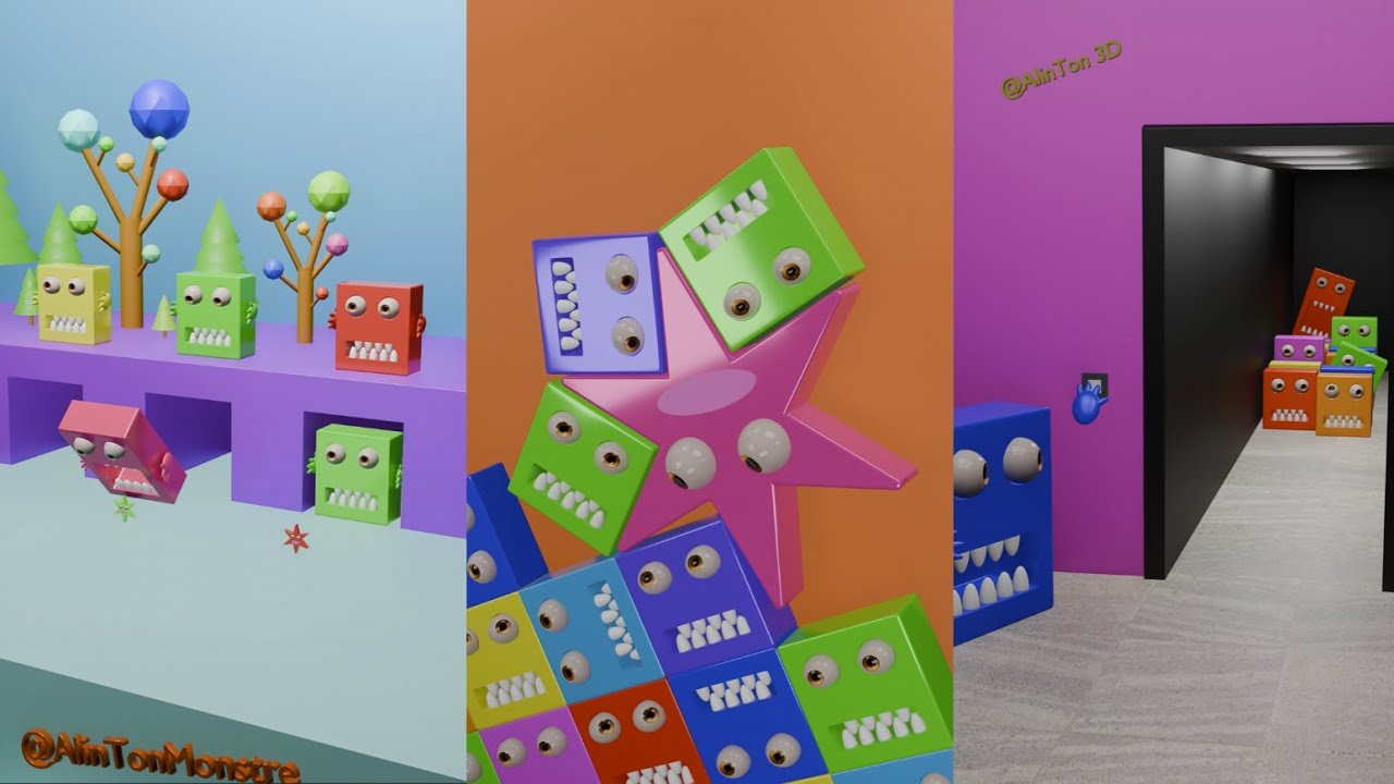 Compil short Monstres 1 😉⭐🟩