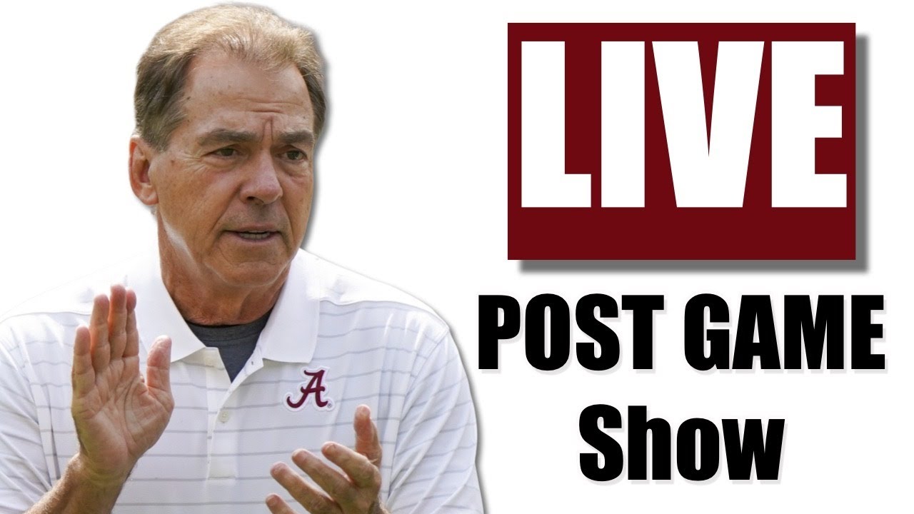 POST GAME SHOW: Alabama Crimson Tide vs. Auburn | Live Call-In Show