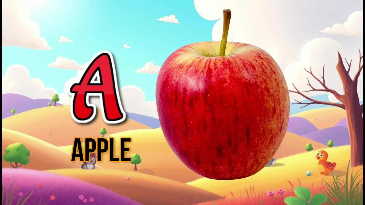 ABC Song for Kids | A for Apple & Fun Alphabet Song with Cute ...