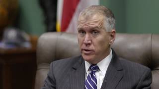 Tillis speaks about Criminal Justice Reform
