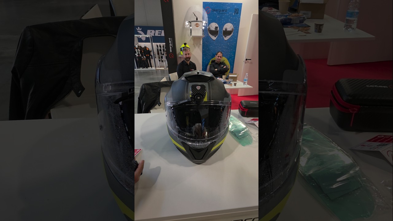 Worlds Smallest Helmet Wiper #shorts #ebike #bikelife #moto #ev #ELECTRIC