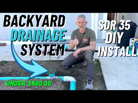DIY Backyard Drainage