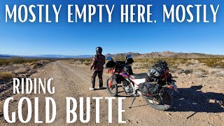 Mostly Empty Here, Mostly  Riding Gold Butte  Honda CRF300L
