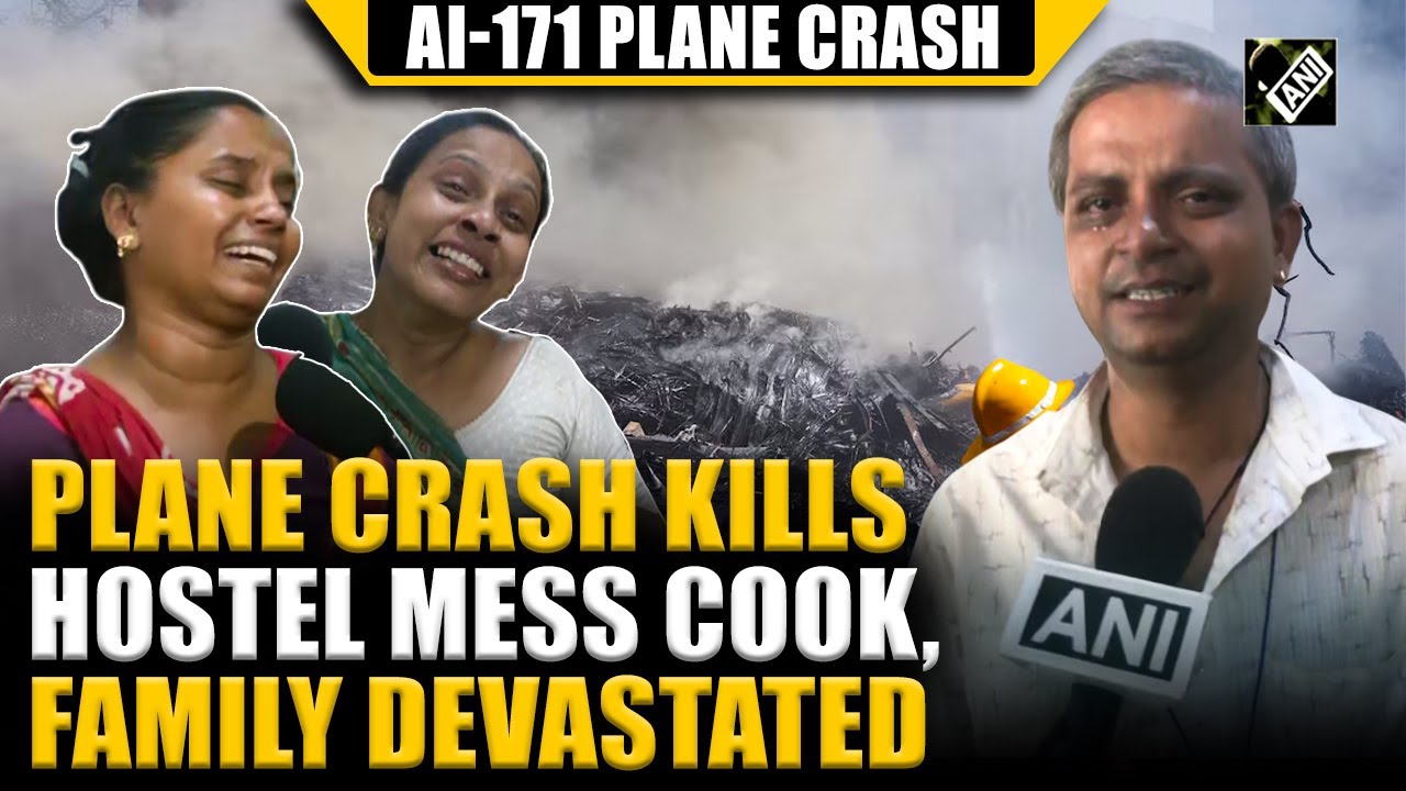 Victim’s Family breaks down at civil hospital after Air India AI 171 plane Crash in Ahmedabad