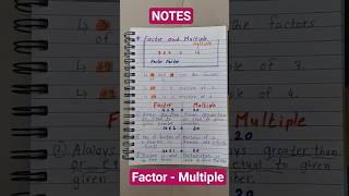 Factor And Multiple 6 . Points On Factor And Multiple