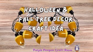 DIY Candy Corn Ornament | Rustic Halloween & Fall Tree Decor Craft Idea