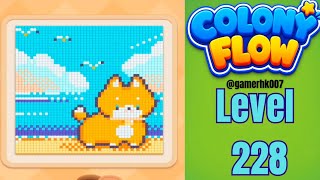 Colony Flow Level 228 Walkthrough Solution 