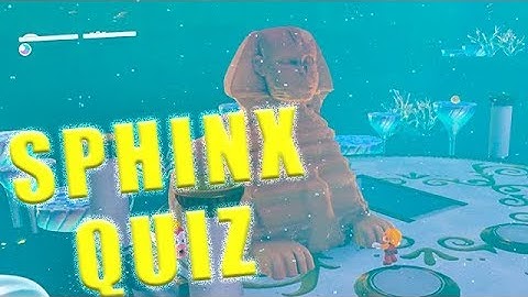Seaside Kingdom Sphinx quiz, Super Mario Odyssey