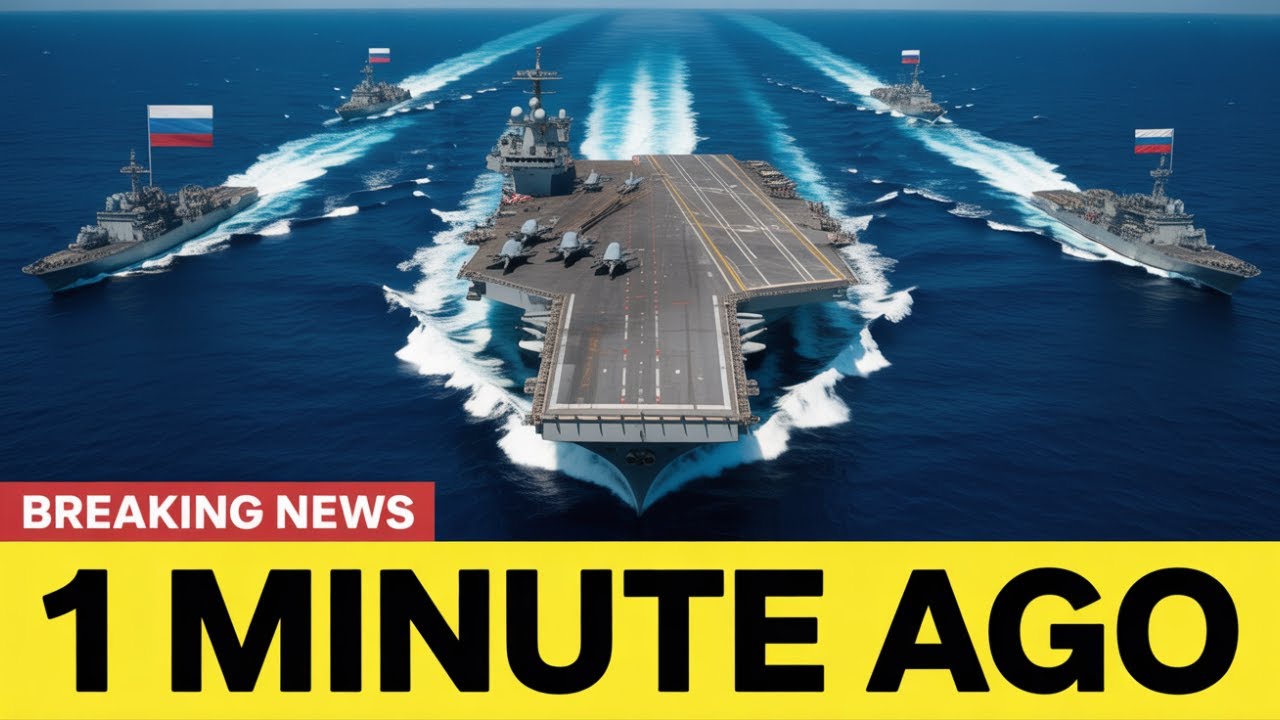 Six Russian Warships Move Toward a U.S. Aircraft Carrier — What Happened Next Shocked Everyone
