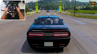 1500HP Dodge Challenger SRT Hellcat vs Supercars! 😱 | Forza Horizon 6 G29 Racing screenshot 5