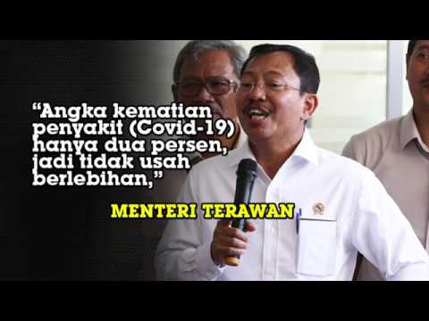Menteri Terawan: Virus Corona Penyakit yang Bisa Mati Sendiri - YouTube