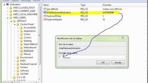 Numlock  active windows 7 - at start