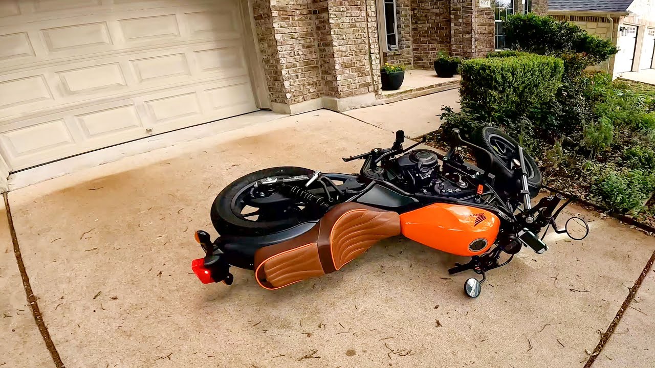 Motorcycle Uturn on a hill beginner edition YouTube