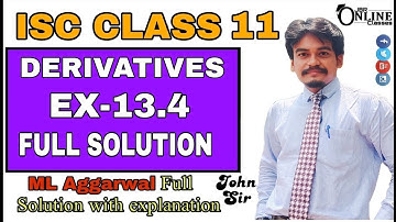 DERIVATIVES EX-13.4(FULL) ISC CLASS 11 || ML AGGARWAL || JBR ONLINE CLASSES ||