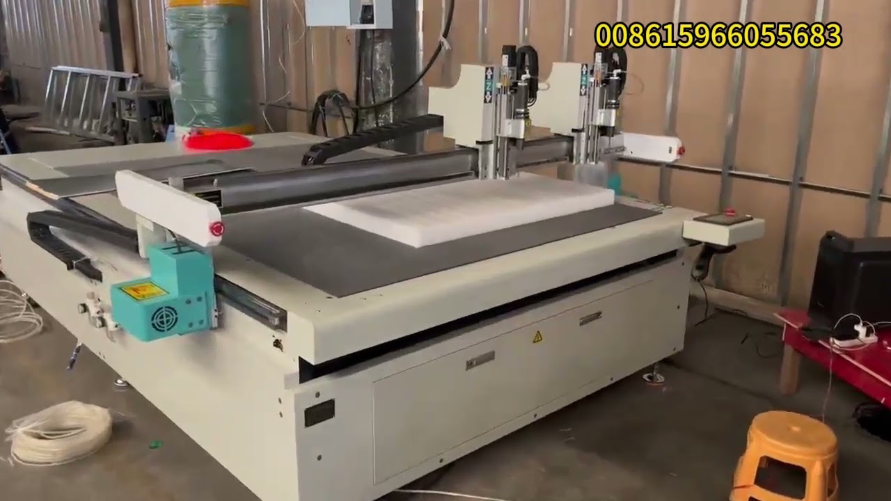 Foam Pearl Cotton Cutting CNC Knife Cutting Machine Made In China, 008615966055683