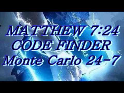 Matthew7:24MonteCarlo24-7 BIBLE CODE FINDER PROMO VIDEO!