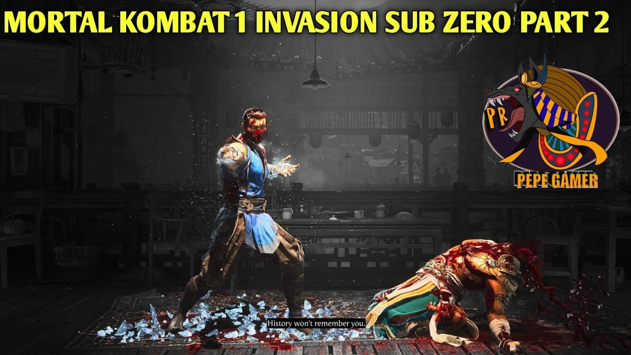 MORTAL KOMBAT 1 INVASION SUB ZERO PART #2 - YouTube