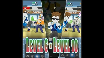 Match Hit Puzzle Fighter Level 6-Level 10 gameplay walkthrough android