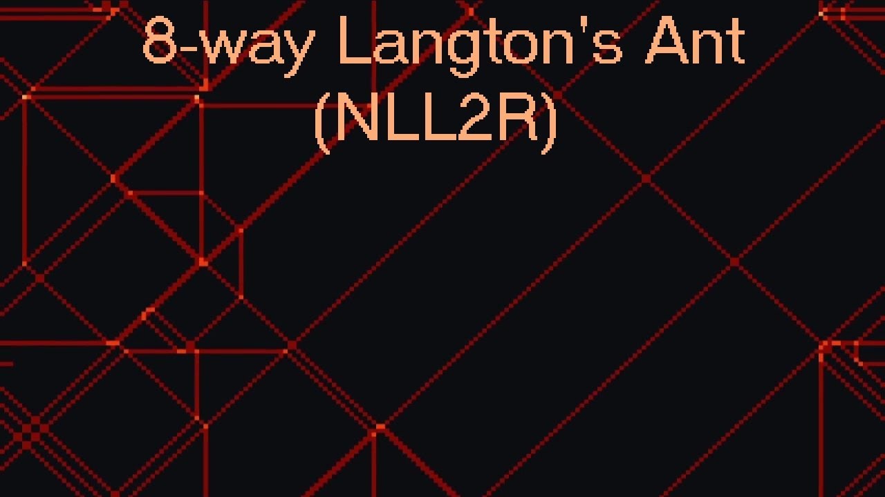 8-way Langton's Ant (NLL2R)