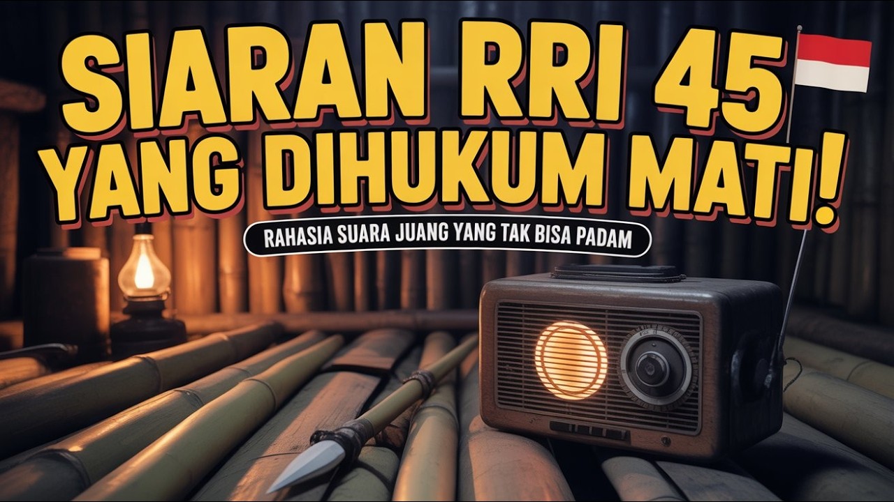 SIARAN RRI 1945 YANG DIHUKUM MATI | Rahasia Suara juang Yang Tak Bisa Padam | Koleksi Jadoel Syahdu