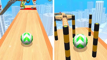 Sky Rolling Going Balls — All Levels Mobile Gameplay Walkthrough Android iOS part 79