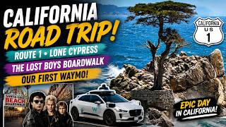 California Road Trip! 🌴 Route 1, Pebble Beach, The Lost Boys & Our First Waymo