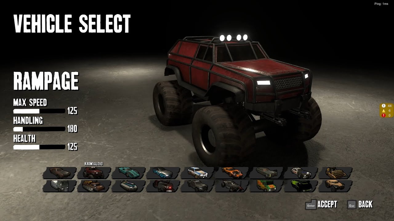 Kroms Car Combat - Rampage Visual Update