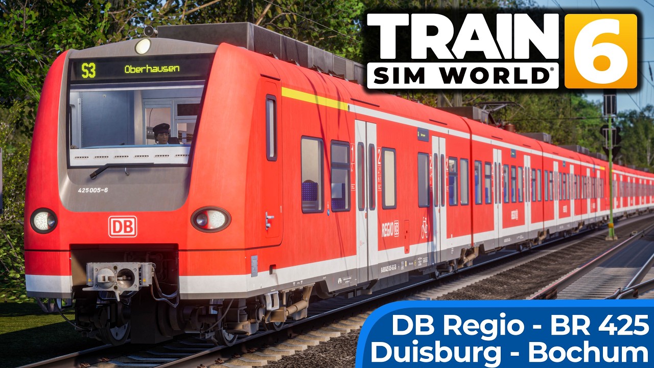 RUHRPOTT: S3 von Essen Steele Ost nach Duisburg | TRAIN SIM WORLD 6 | DB Regio - S-Bahn – BR 425