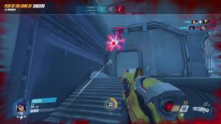 [Overwatch ] Widow 3vs3 180 degre scope